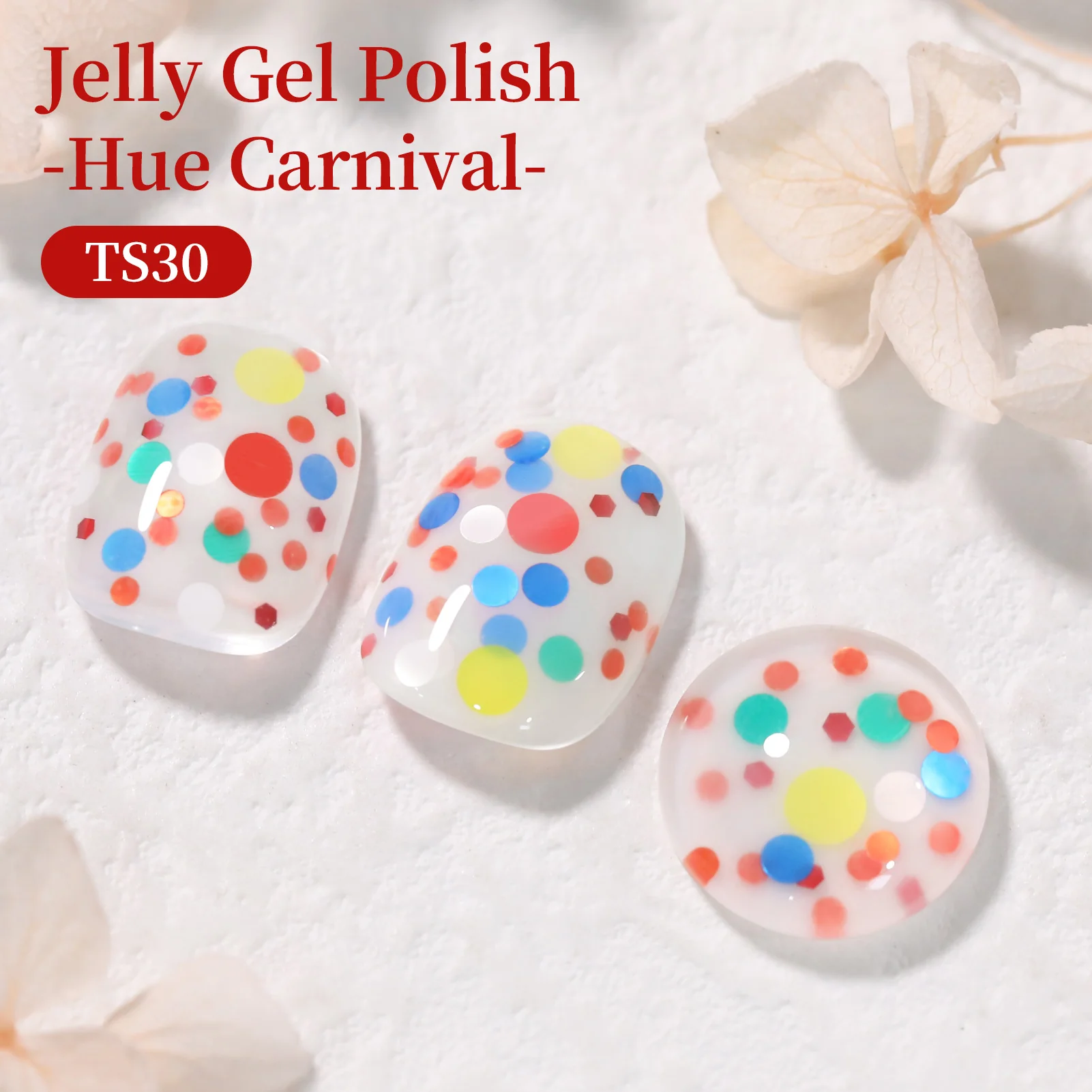Sequins Jelly Gel TS30 Hue Carnival 15ml - Image 4