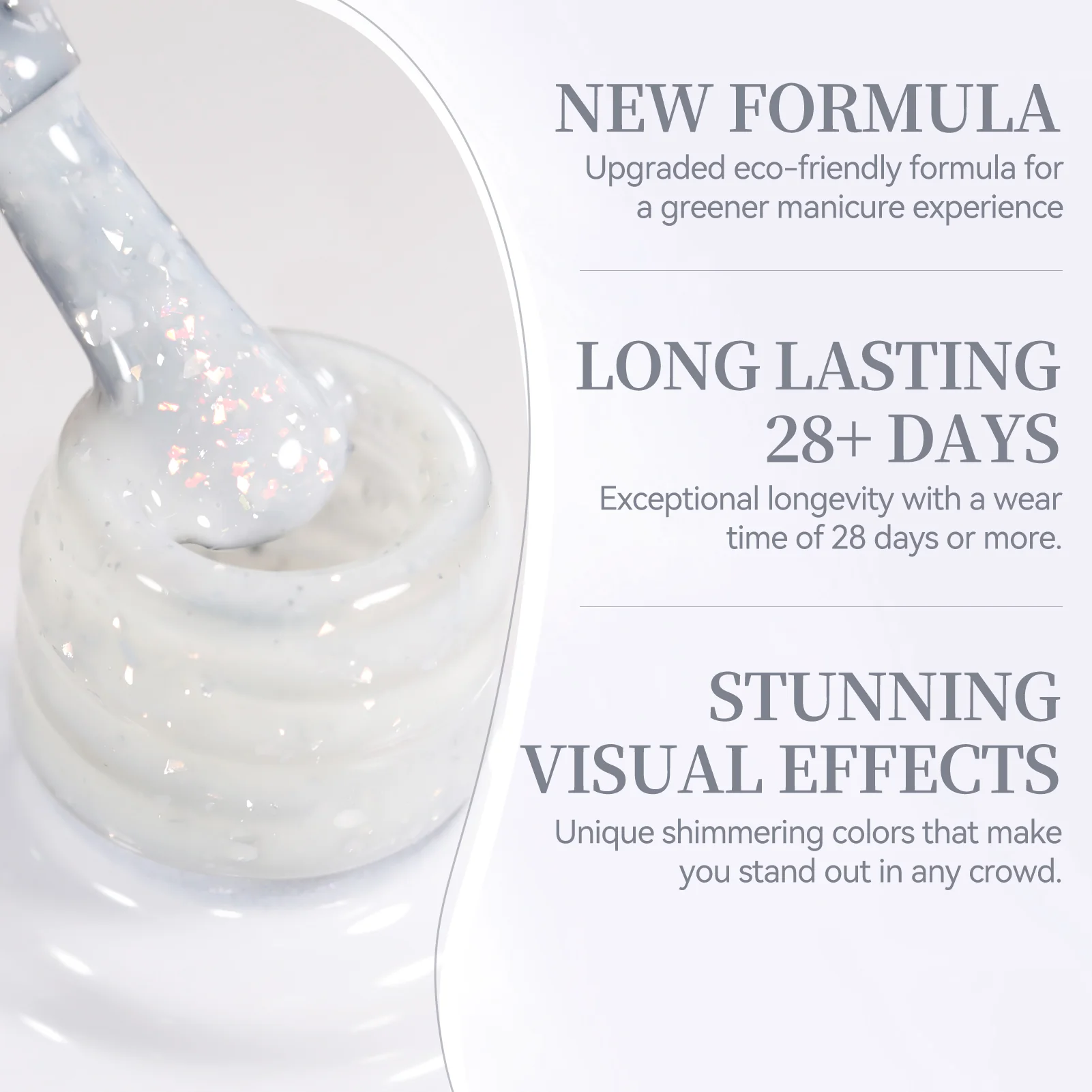 Sequins Jelly Gel TS32 Frost Shard 15ml - Image 5