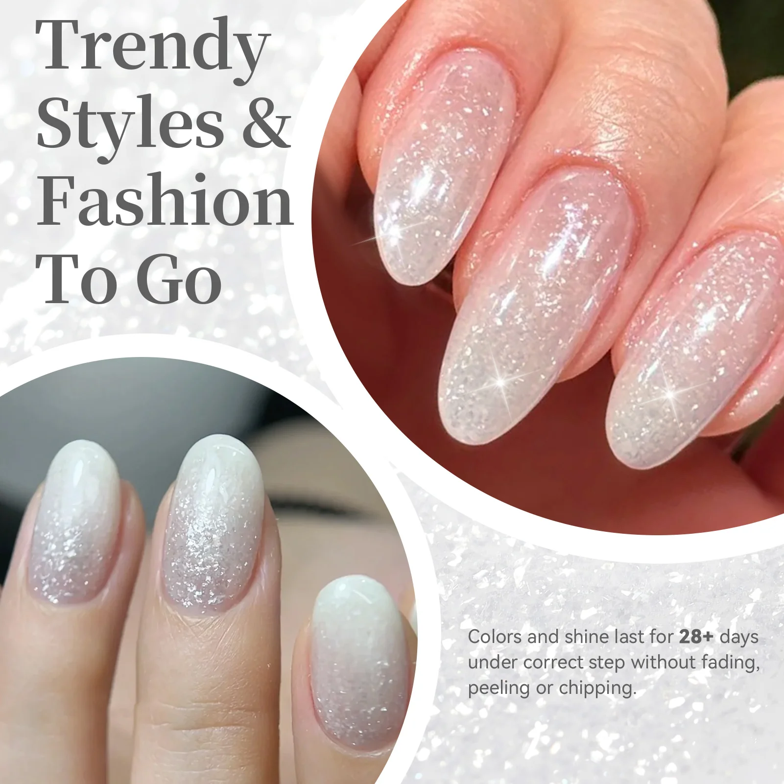 Sequins Jelly Gel TS34 Fluttering Flakes 15ml - Image 3