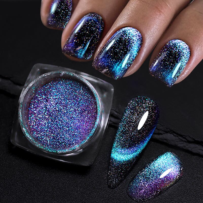 Silver Moon Cat Magnetic Nail Powder - Image 7