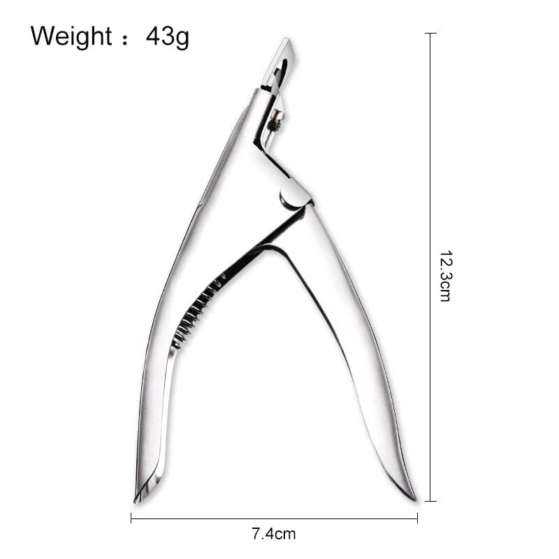 Silver Nail Tips Edge Cutter Clipper - Image 10