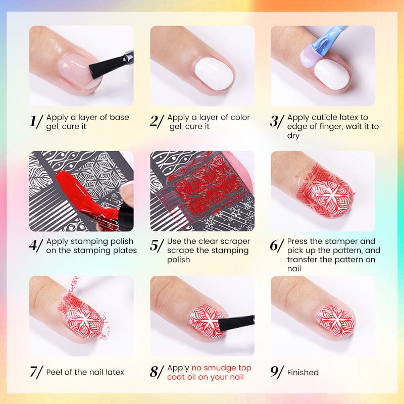 Silver Stamping Polish SP003 10ml - Image 5