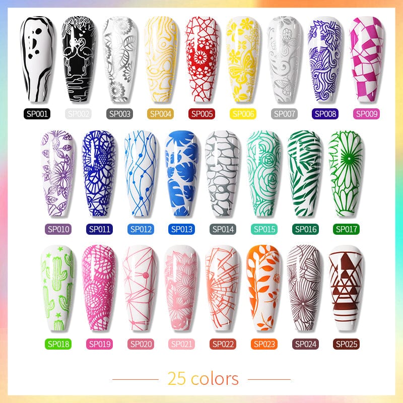 Silver Stamping Polish SP003 10ml - Image 6