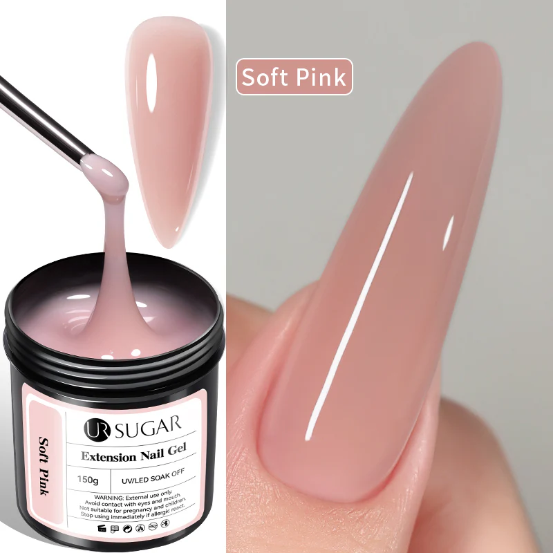 Soft Pink Extension Nail Gel 150g - Image 2