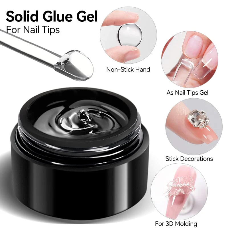 Solid Glue Gel For Nail Tips 10ml - Image 5