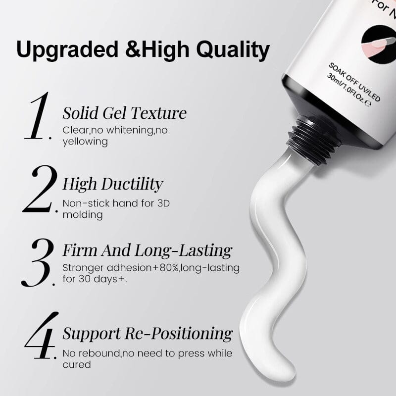 Solid Glue Gel For Nail Tips 30ml - Image 15