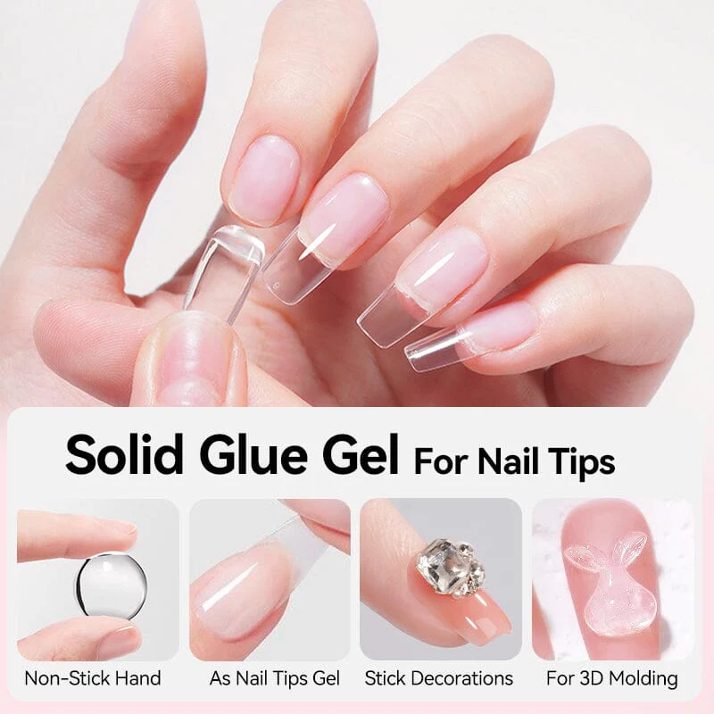 Solid Glue Gel For Nail Tips 30ml - Image 7