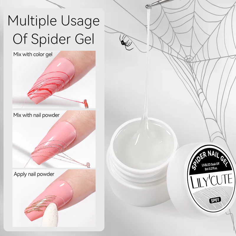 Spider Nail Gel SP03 8ml - Image 5