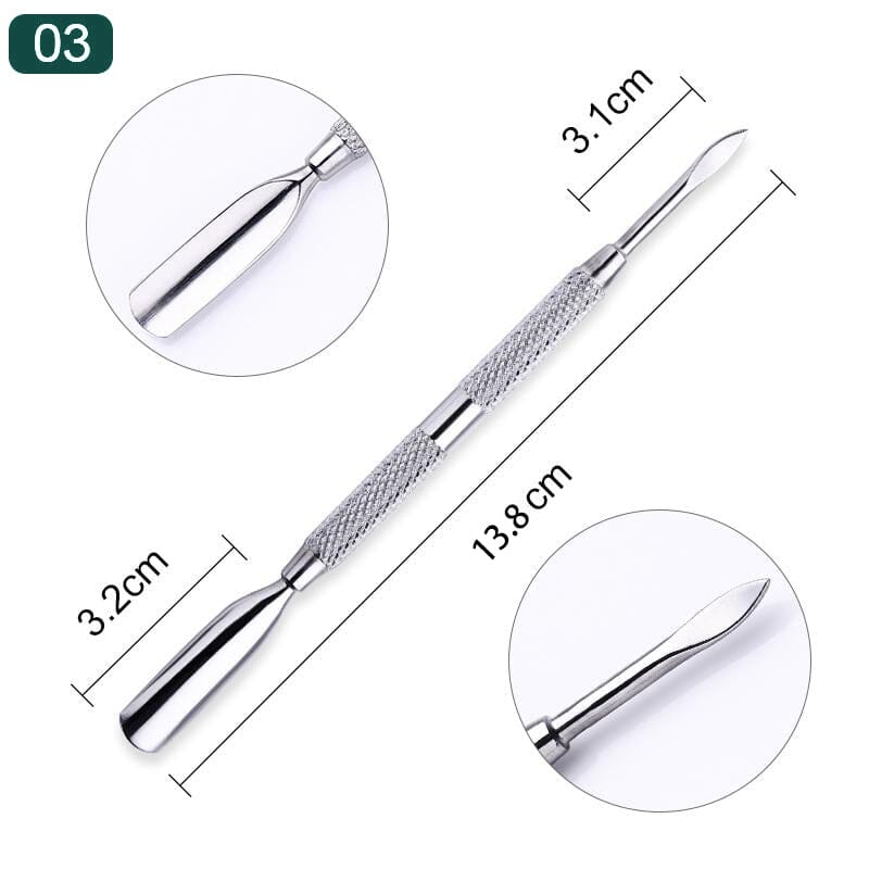 Stainless Steel Nail Cuticle Pusher #3 - Image 5