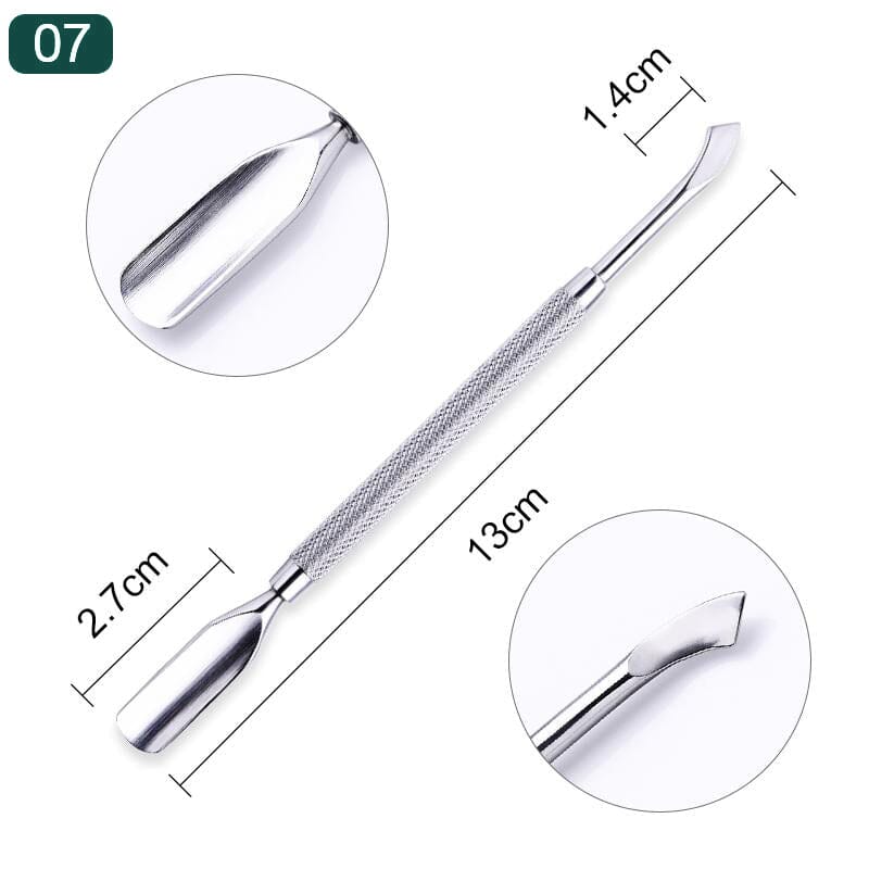 Stainless Steel Nail Cuticle Pusher #7 - Image 5