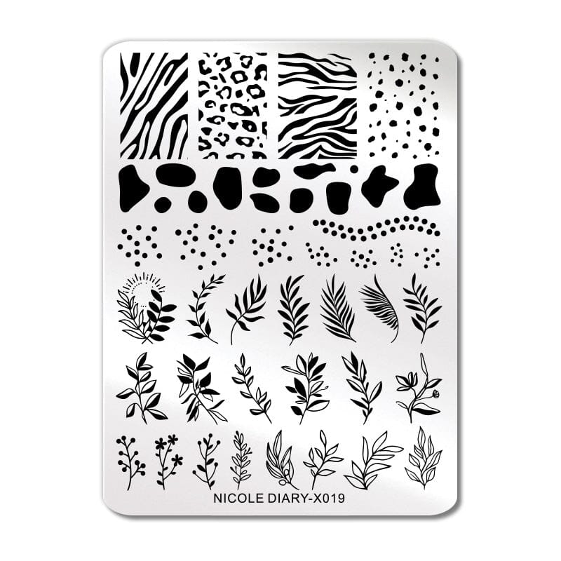 Stamping Plate NICOLE DIARY-X019 - Image 3