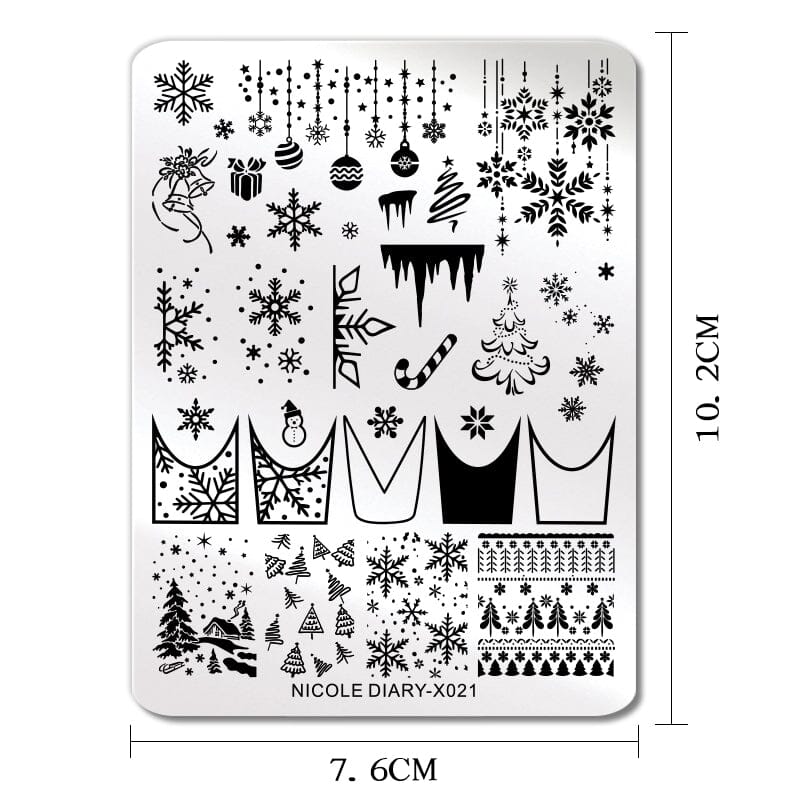 Stamping Plate NICOLE DIARY-X021 - Image 6
