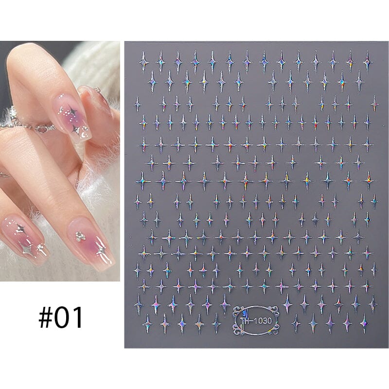Star 3D Nail Sticker TH-1036 - Image 16