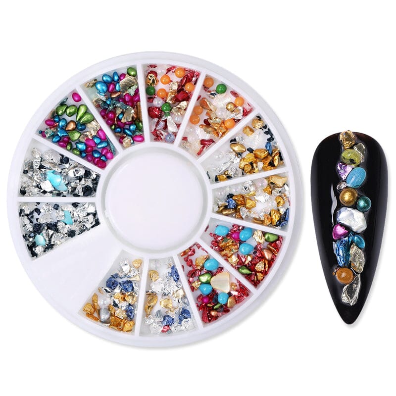 Stones Foils #02 Nail Decoration in Wheel