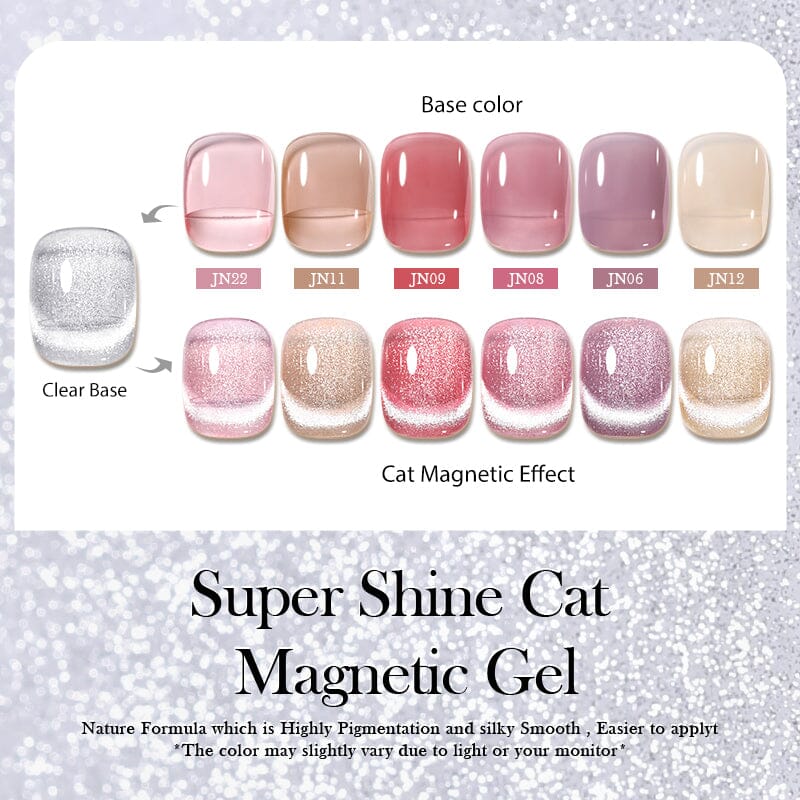 Super Shine Cat Magnetic Gel Jelly Nude Gel 10ml - Image 7