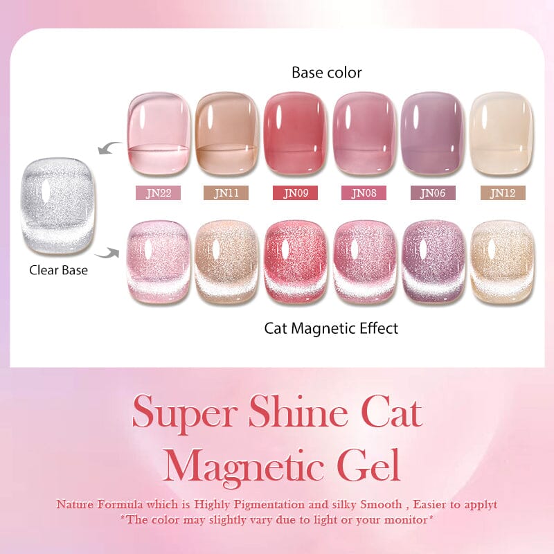 Super Shine Cat Magnetic Gel Jelly Nude Gel 10ml - Image 9