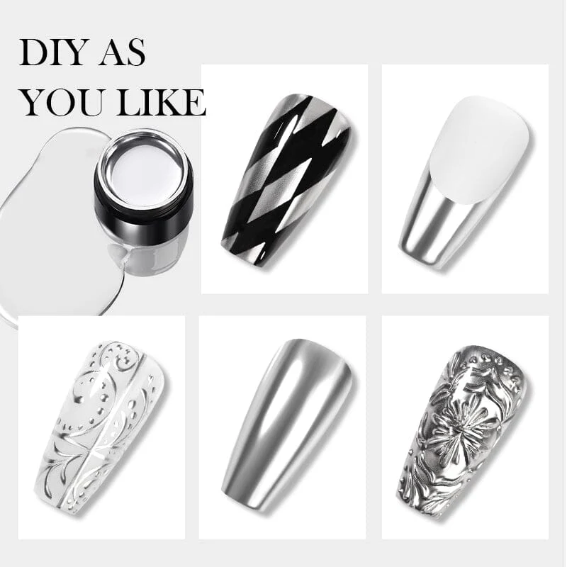 Super Shine Silver Metal Painting Gel - Image 5