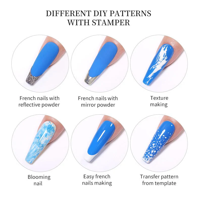 Transparent Nail Stamper Scraper - Image 4