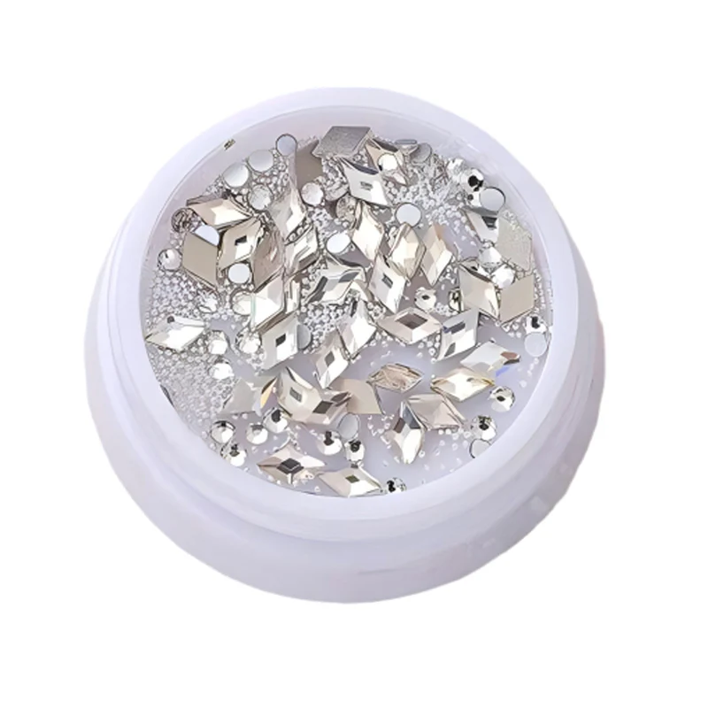 Transparent Rhombic Rhinestones #01