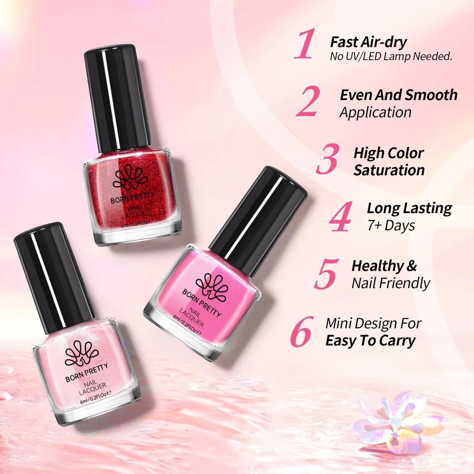 [US ONLY] 15 Colors Nail Polish Set B Autumn Winter 6ml - Image 8