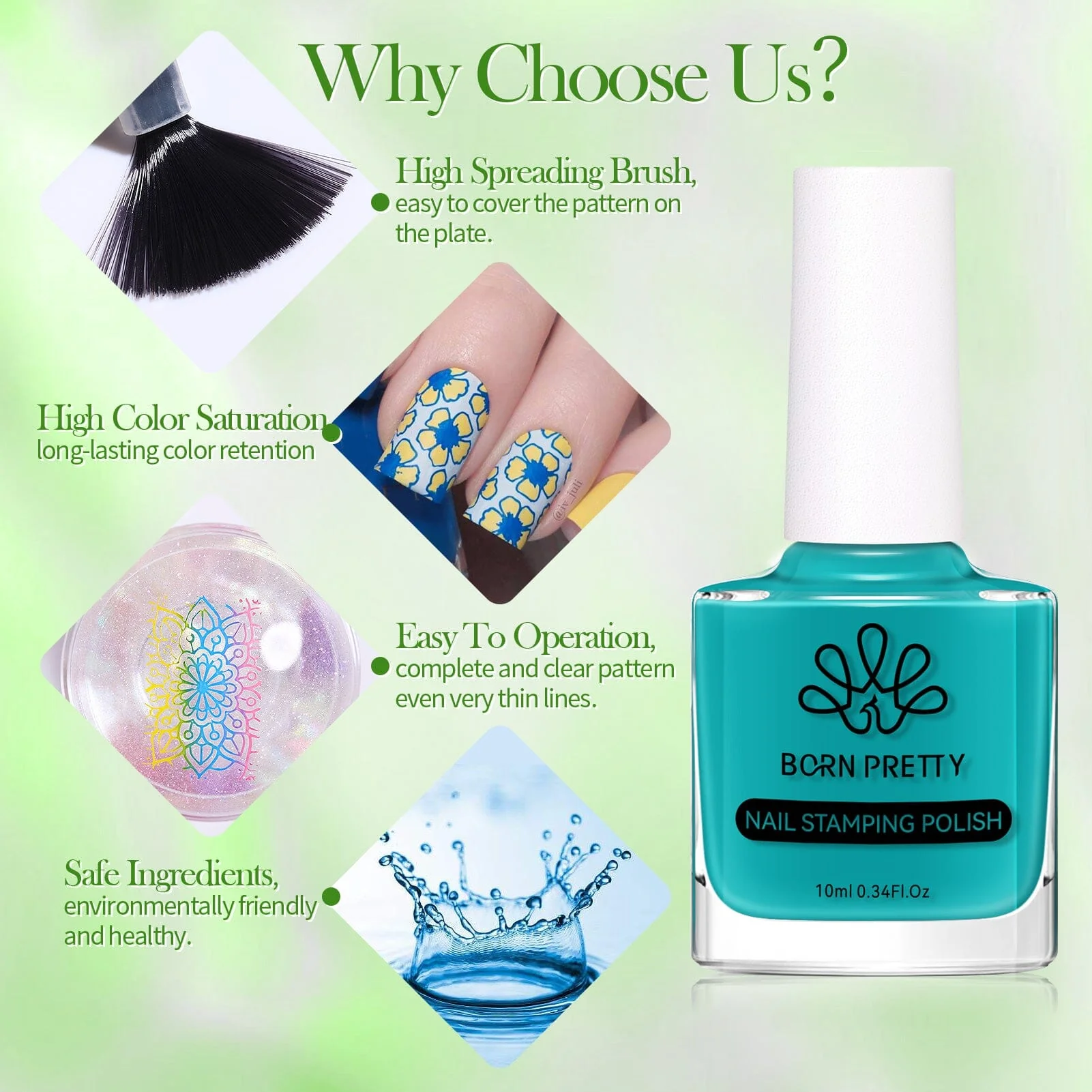 [US ONLY] 24 Colors Spring Summer Nail Stamping Polish Set #02 10ml - Image 6