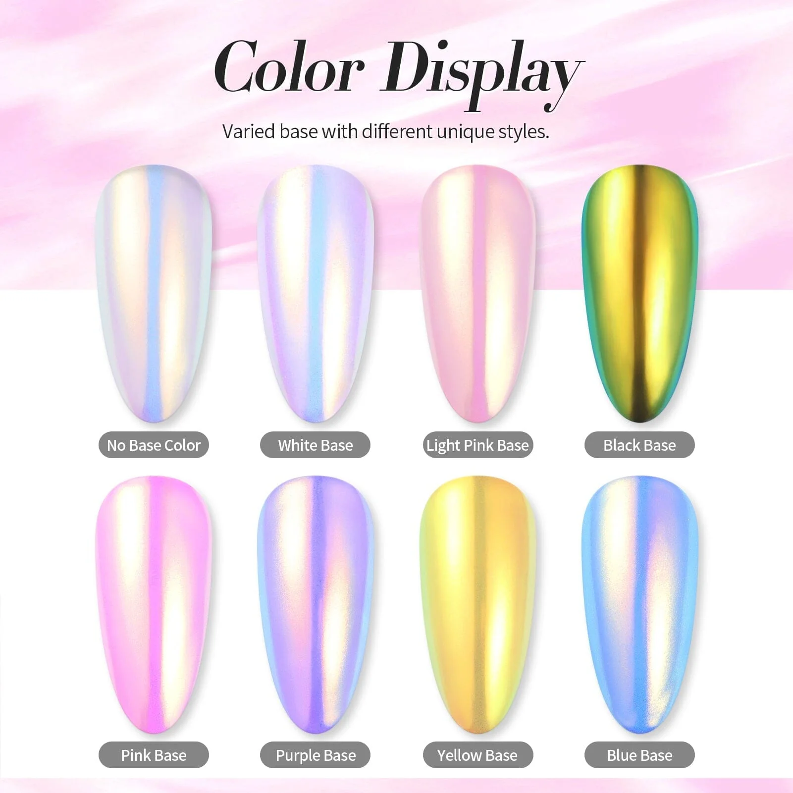 [US ONLY] Multiple Styles Auroras Powder Chrome Nail Glitter Powder - Image 4