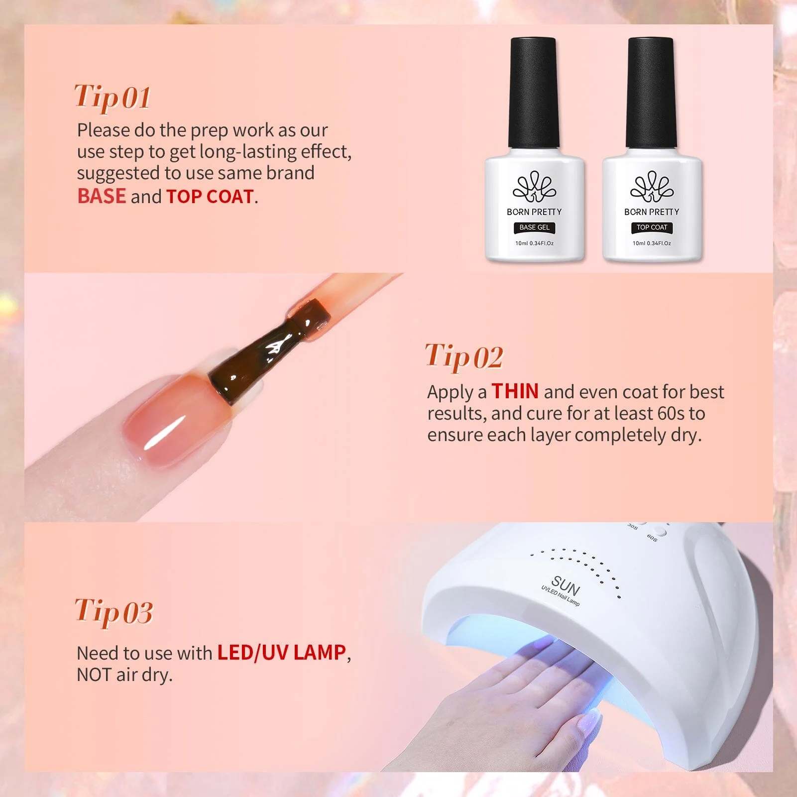 Orange Ice Jelly Gel Polish #04 15ml - Image 6