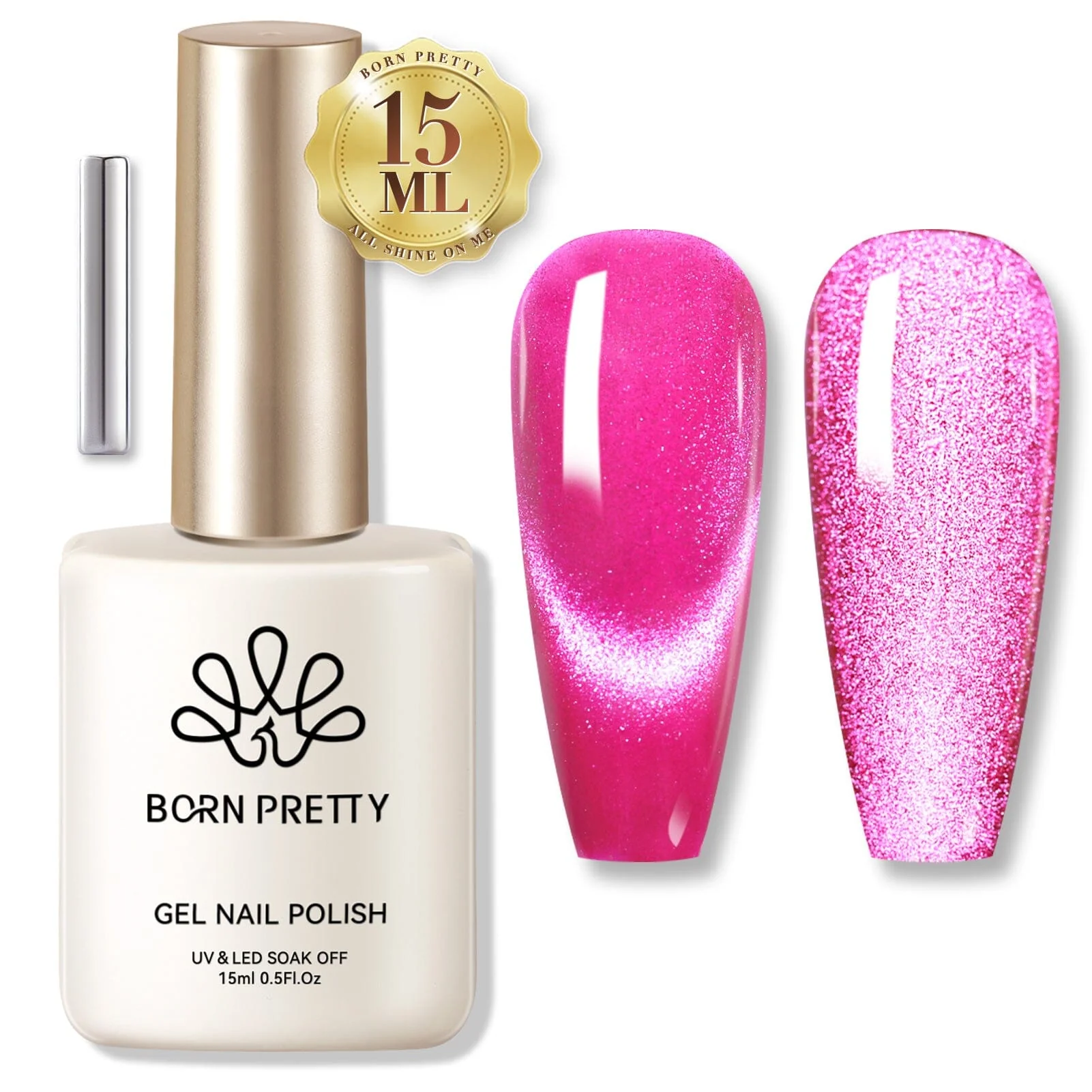 [US ONLY] Rose Red Cat Magnetic Gel Polish 15ml