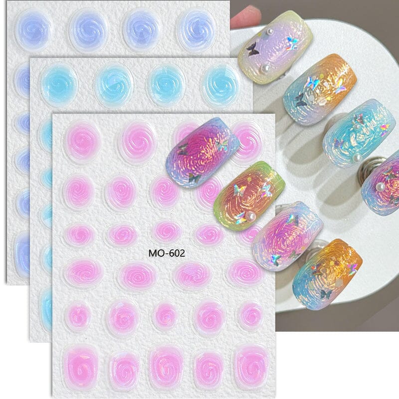 Vortex 3D Nail Stickers MO Series