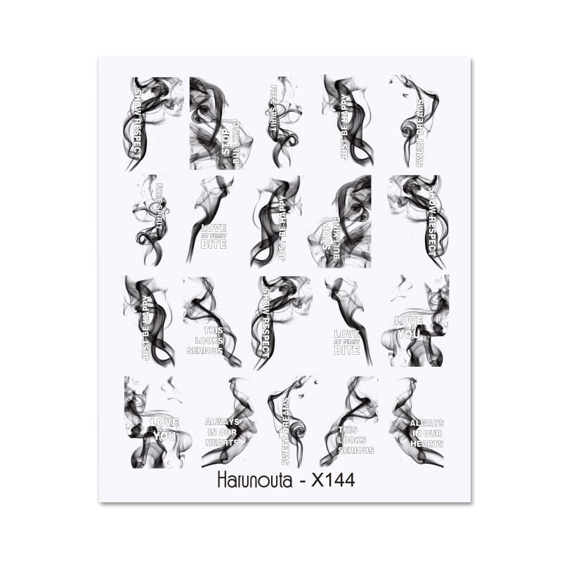 Water Decals Nail Sticker X144