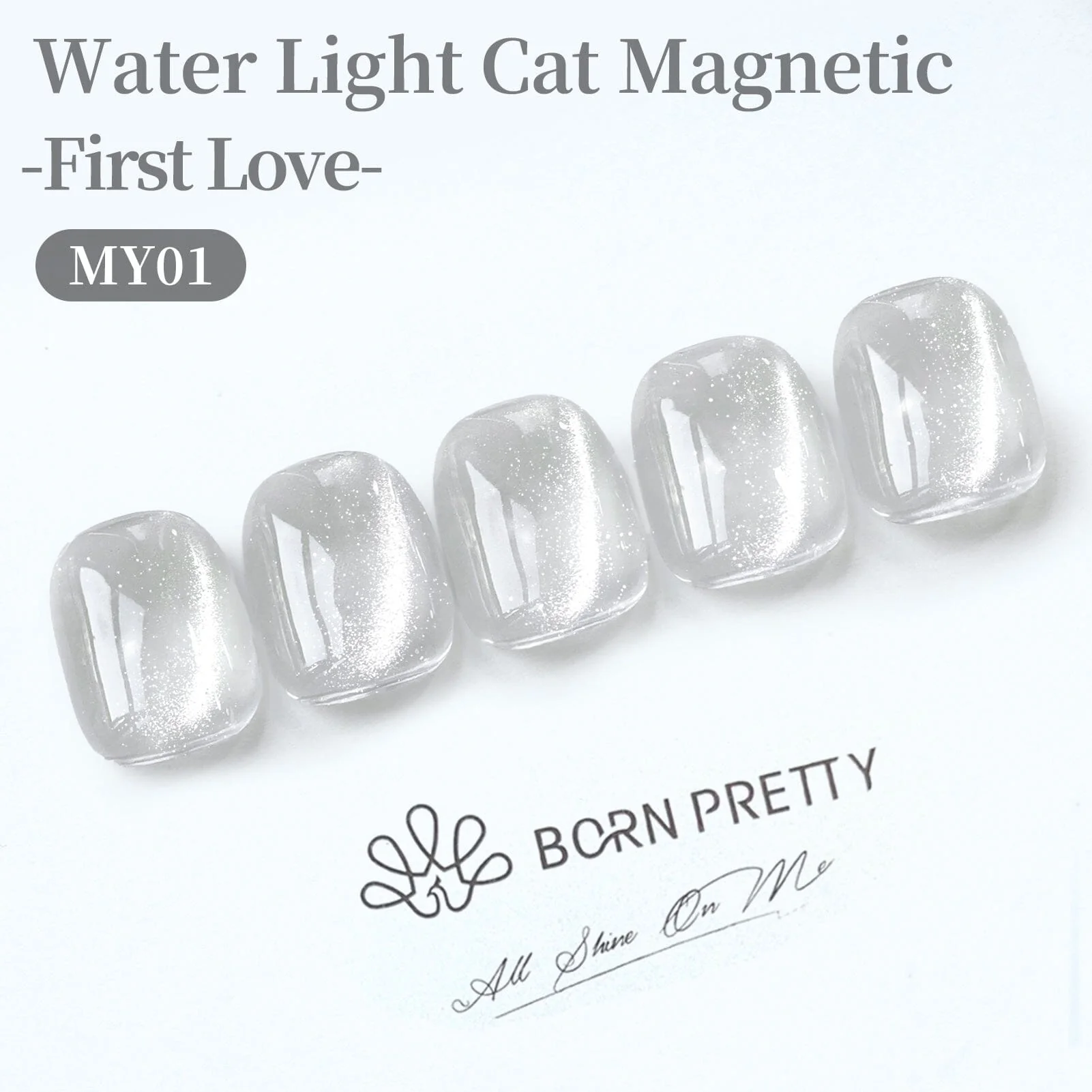 Water Light Cat Magnetic Gel MY01 First Love 15ml - Image 4