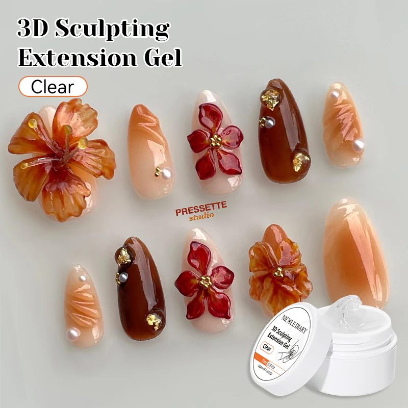 Clear 3D Sculpting Extension Gel 15ml - Image 11