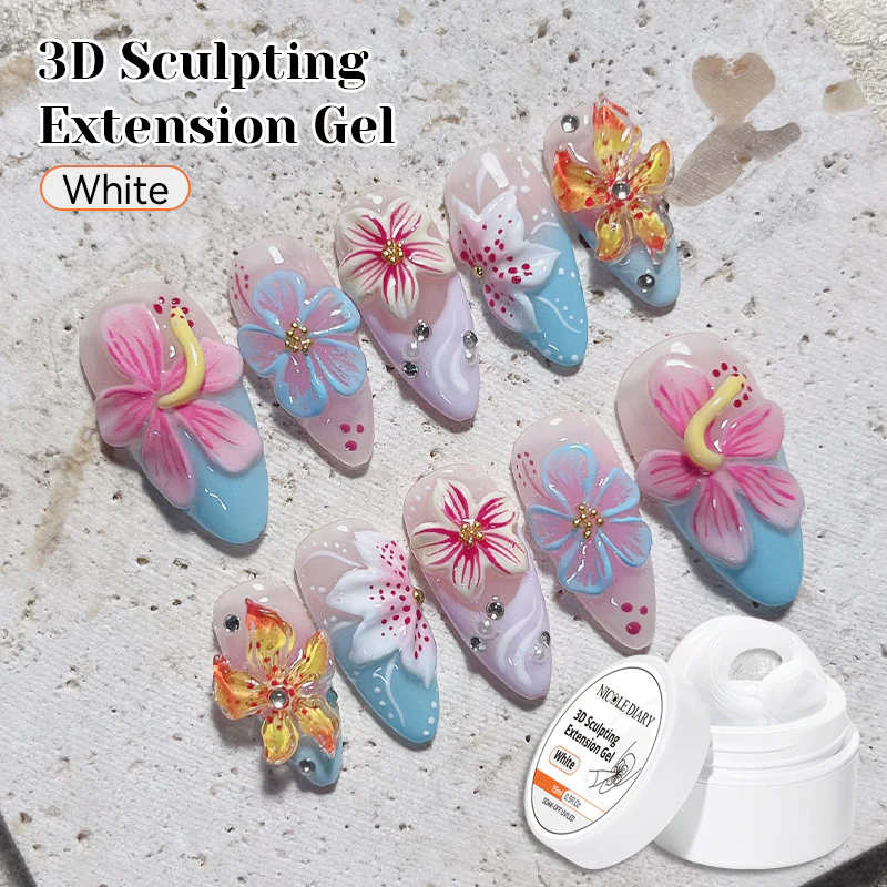 Clear 3D Sculpting Extension Gel 15ml - Image 12