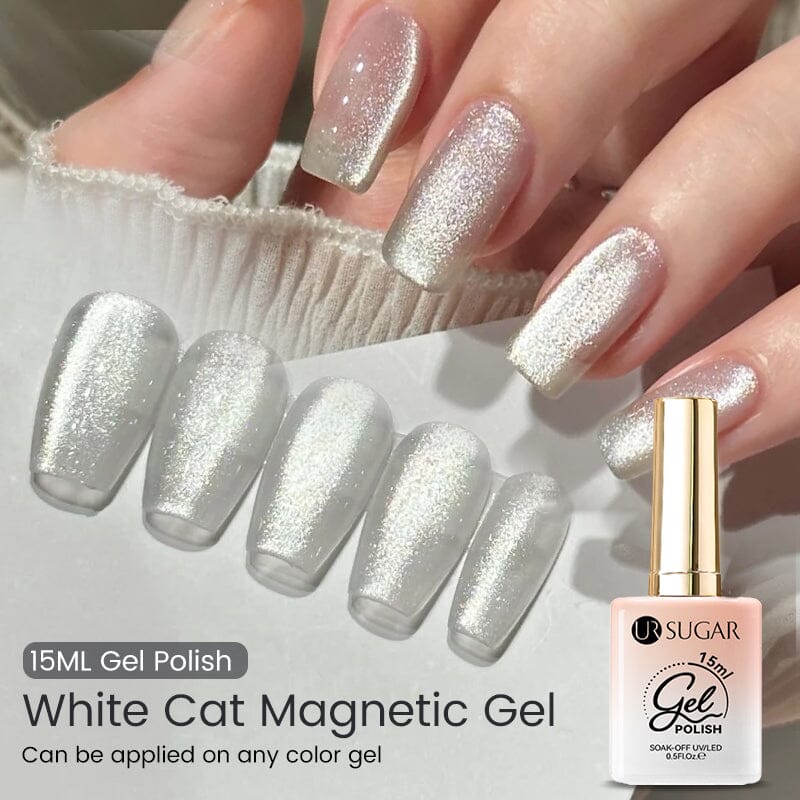White Cat Magnetic Gel 15ml