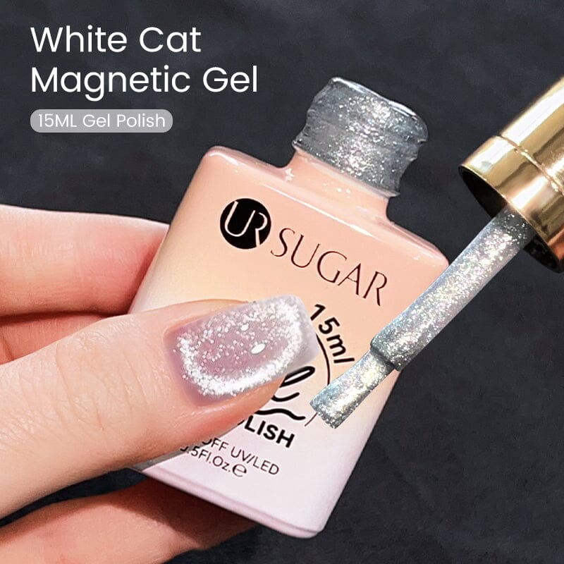 White Cat Magnetic Gel 15ml - Image 3