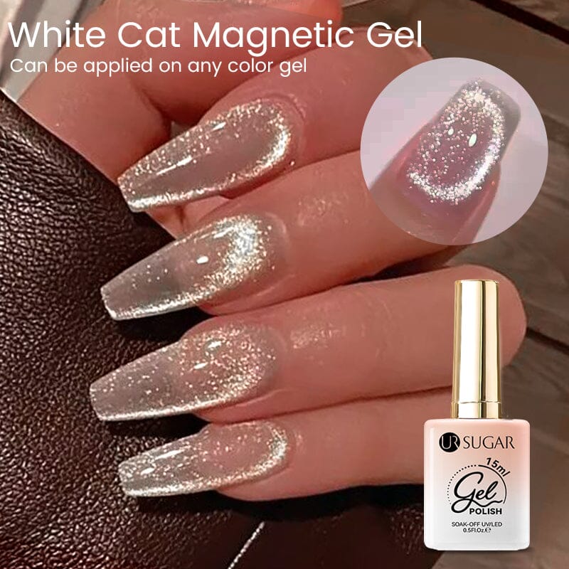 White Cat Magnetic Gel 15ml - Image 4