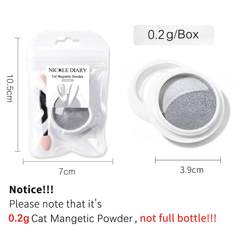 White Cat Magnetic Powder NDM007 - Image 7