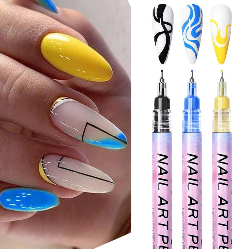 Black Nail Art Drawing Pen - Image 9