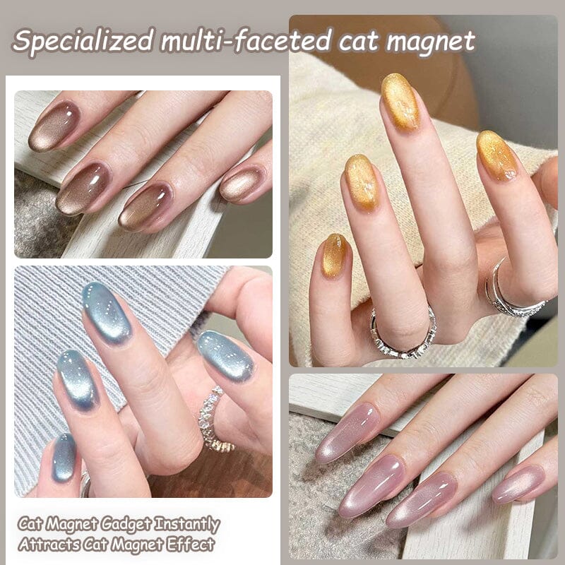 White 5D Automatic Cat Magnet - Image 3