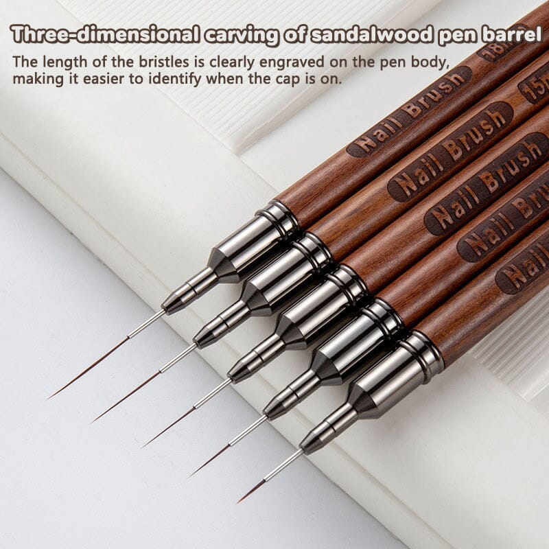 Wooden Handle Nail Liner Brush - Image 8