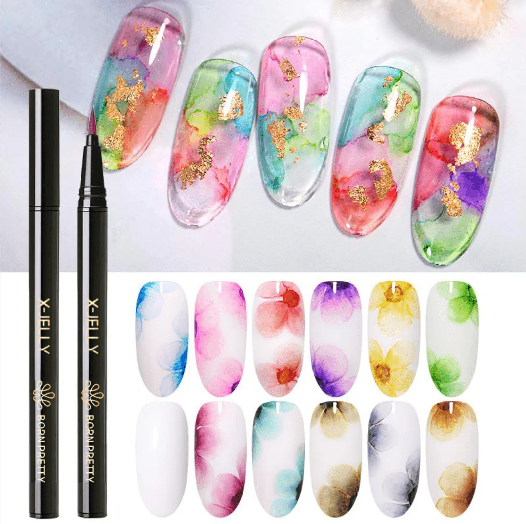 X-jelly Watercolor Nail Painting Pen